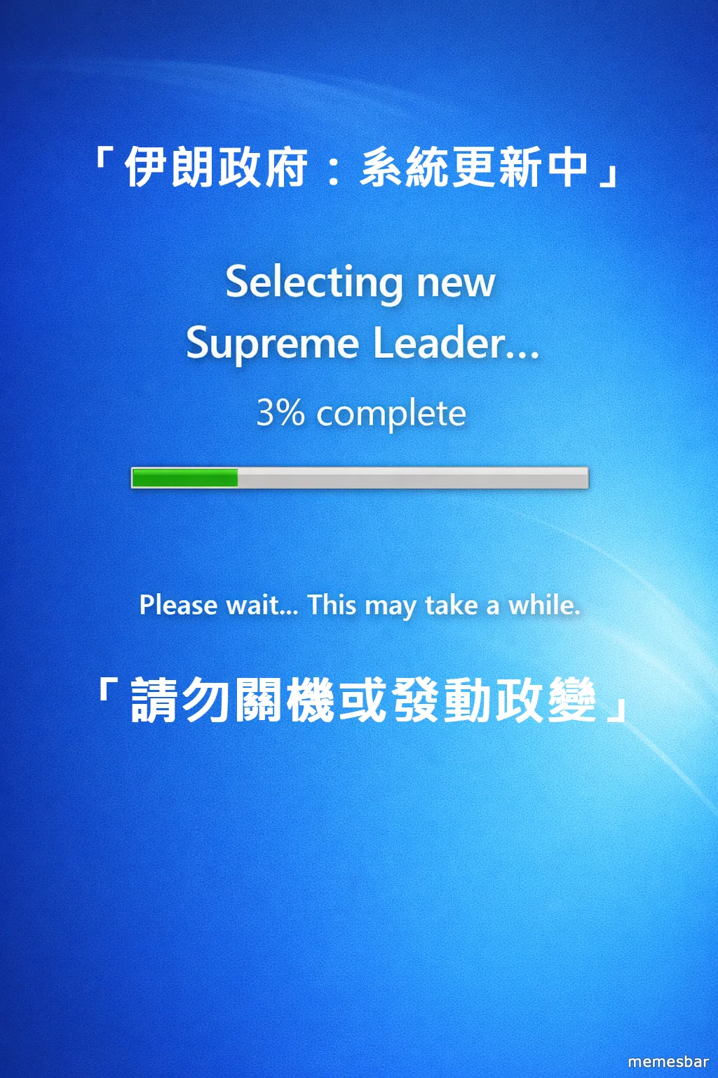 伊朗政府：系統更新中