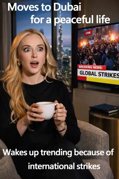 When You Move to Dubai for Peace and the News Follows You